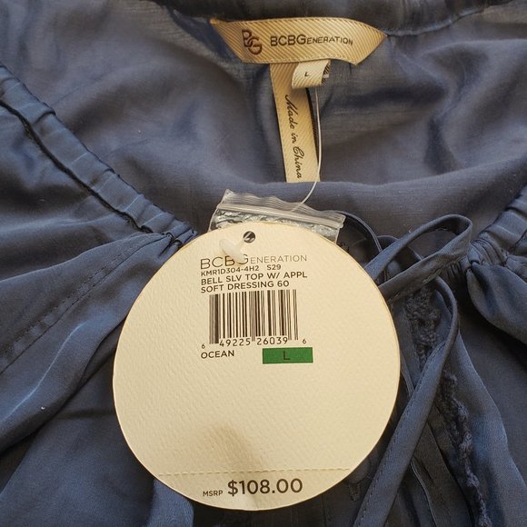 BCBGeneration Purple/Blue Blouse - Picture 3 of 5